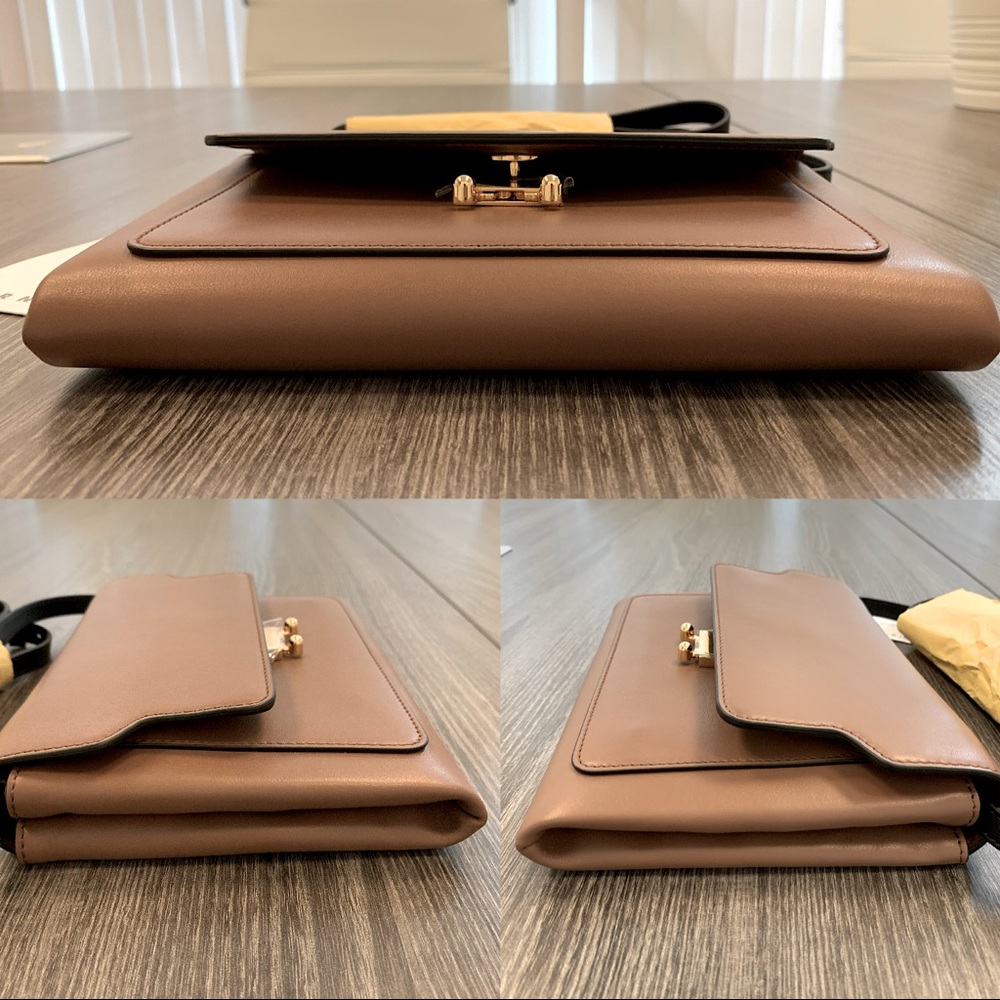 MARNI Calfskin Trunk NWT Shoulder Crossbody Bag - Picture 2 of 10
